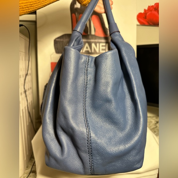 Kate Spade New York | Blue New York Baxter Street Stevie Leather Satchel - Picture 7 of 14